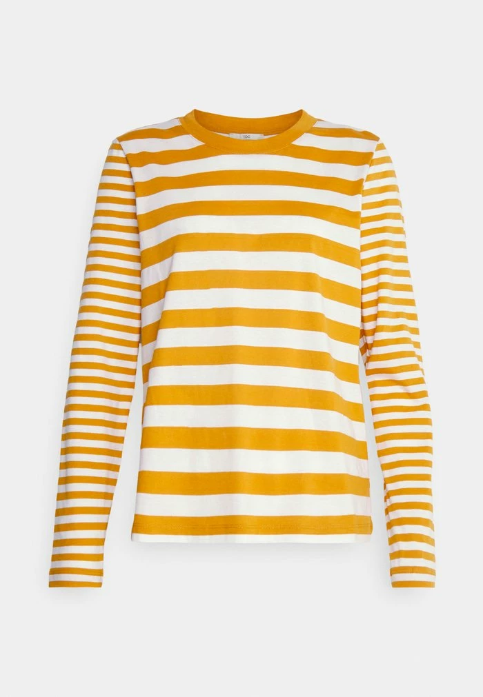 Edc By Esprit STRIPE - Long Sleeved Top - Honey Yellow 4 Edc By Esprit STRIPE - Long Sleeved Top - Honey Yellow - Image 4