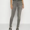 Edc By Esprit LOW RISE SKINNY - Jeans Skinny Fit - Grey Med Wash