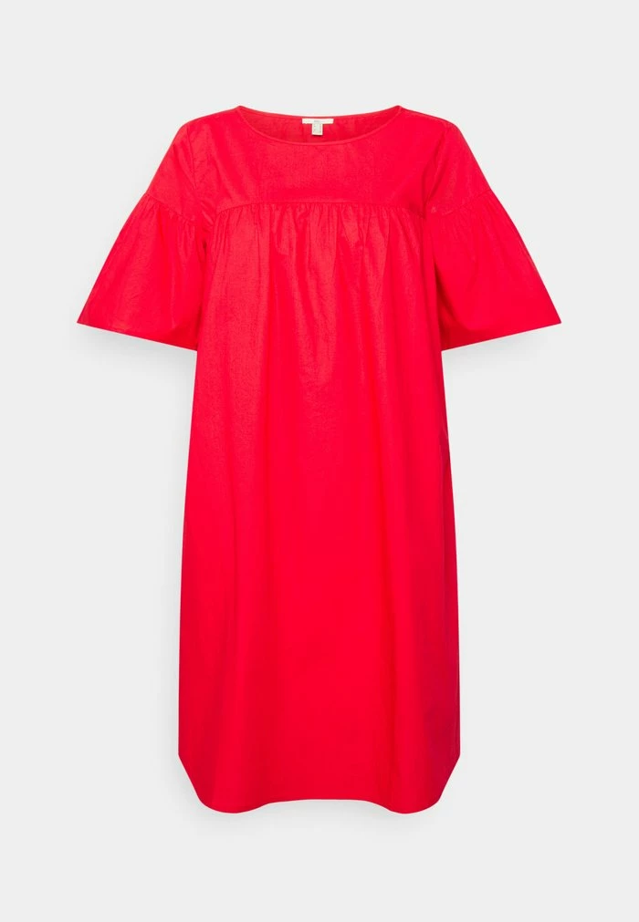 Edc By Esprit EASYCARE DRESS - Day Dress - Red 1 Edc By Esprit EASYCARE DRESS - Day Dress - Red