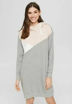 Edc By Esprit Day Dress - Medium Grey