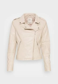 Edc By Esprit BIKER - Faux Leather Jacket - Cream Beige 8 Edc By Esprit BIKER - Faux Leather Jacket - Cream Beige -edc by Esprit Shop 01da522718904e0c92372e6c31d987e9