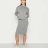 Edc By Esprit Jumper Dress - Medium Grey