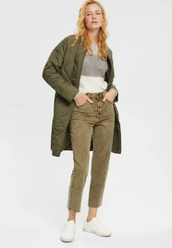 Edc By Esprit 90IES - Straight Leg Jeans - Khaki Green