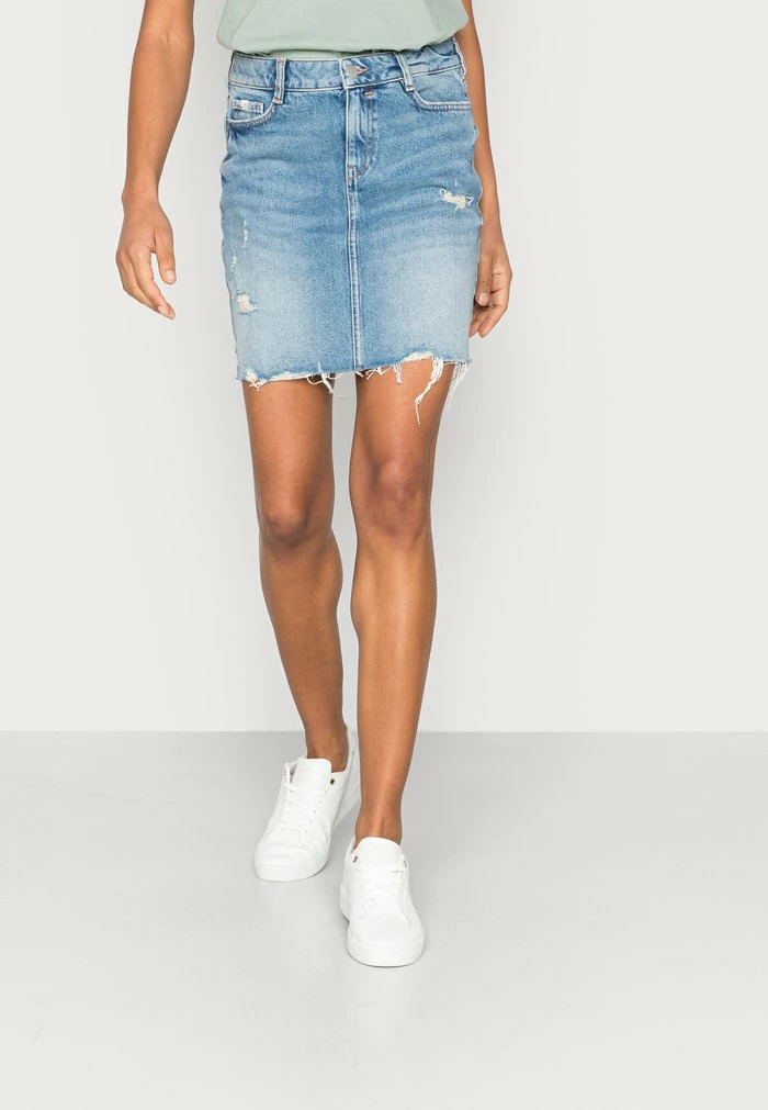 Edc By Esprit OCS SKIRT - Mini Skirt - Blue Medium Wash 1 Edc By Esprit OCS SKIRT - Mini Skirt - Blue Medium Wash