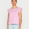 Edc By Esprit Basic T-shirt - Lilac