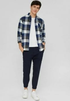 Edc By Esprit MIT ZIPPERTASCHEN - Cargo Trousers - Navy -edc by Esprit Shop 046c1b4c4b62488497063a49a0a3e687