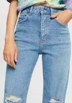 Edc By Esprit MIT DESTROYED EFFEKTEN - Straight Leg Jeans - Blue Medium Wash 12 Edc By Esprit MIT DESTROYED EFFEKTEN - Straight Leg Jeans - Blue Medium Wash -edc by Esprit Shop 04b48631c7924c468bff07934bcbcab6