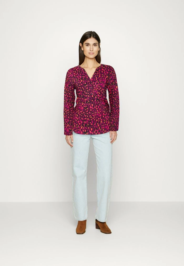 Edc By Esprit HENLEY BLOUSE WITH - Blouse - Pink Fuchsia 2 Edc By Esprit HENLEY BLOUSE WITH - Blouse - Pink Fuchsia - Image 2