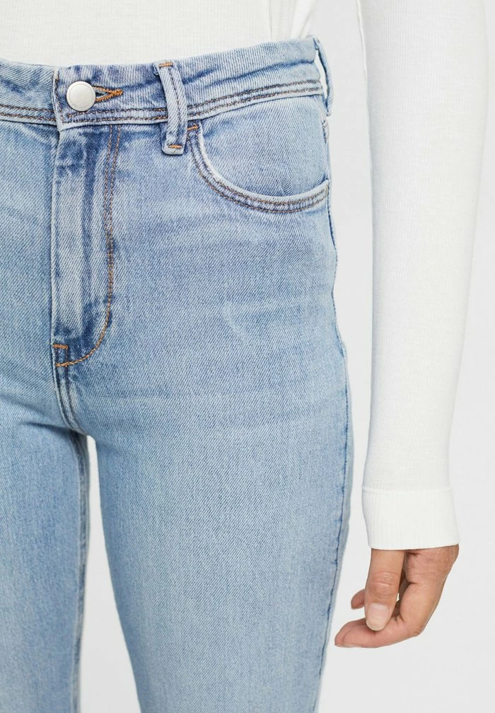 Edc By Esprit Flared Jeans - Blue Medium Wash 4 Edc By Esprit Flared Jeans - Blue Medium Wash - Image 4