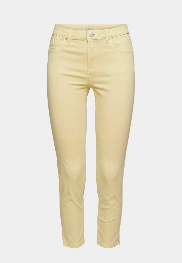 Edc By Esprit Trousers - Pastel Yellow 10 Edc By Esprit Trousers - Pastel Yellow - Image 10