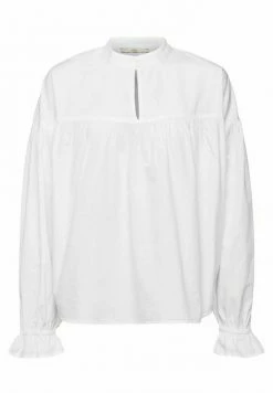 Edc By Esprit GERÜSCHTEN ÄRMELBÜNDCHEN - Blouse - White -edc by Esprit Shop 0619af52ddf0410f9c6e2f99933164ce