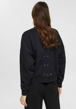 Edc By Esprit SNAP BUTTONS - Sweatshirt - Black -edc by Esprit Shop 0645aca297d0420aa219043d986a703c