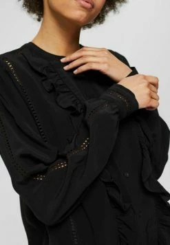 Edc By Esprit Blouse - Black -edc by Esprit Shop 076a704bfeff4ea6b3c575c5f01b1301