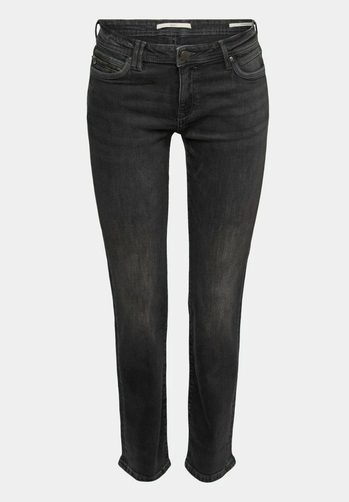 Edc By Esprit Slim Fit Jeans - Black Dark Washed 9 Edc By Esprit Slim Fit Jeans - Black Dark Washed - Image 9