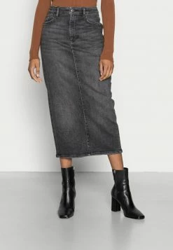 Edc By Esprit Denim Skirt - Black Medium Wash