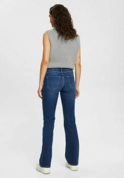 Edc By Esprit Flared Jeans - Blue Dark Washed -edc by Esprit Shop 08d404e116404b9f9b233eb9f9fe9d38