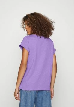 Edc By Esprit SLUB ROUND NECK - Basic T-shirt - Lilac -edc by Esprit Shop 08d7e15ad7de4a58944dceebae885d47