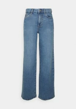 Edc By Esprit WIDE LEG HIGH RISE - Flared Jeans - Blue Medium Wash -edc by Esprit Shop 09333101ab2d4c199250136f32302614