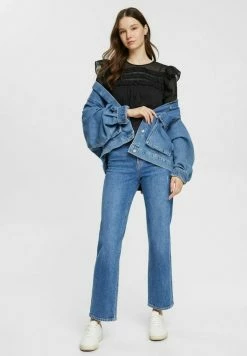 Edc By Esprit MIT RÜSCHENDETAILS - Blouse - Black 12 Edc By Esprit MIT RÜSCHENDETAILS - Blouse - Black -edc by Esprit Shop 09ed659c72d8461a9dec6df901e9d193