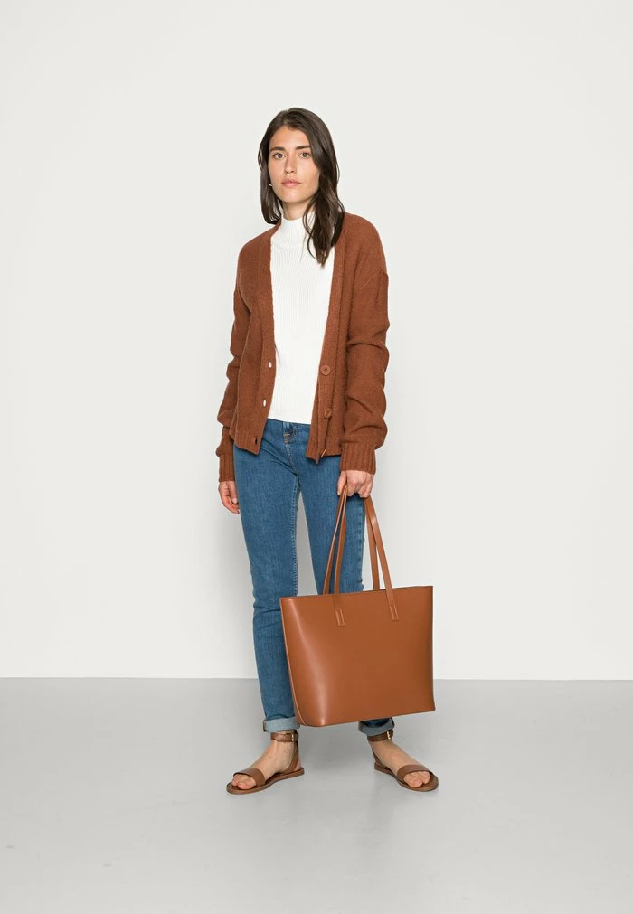 Edc By Esprit Cardigan - Rust Orange 2 Edc By Esprit Cardigan - Rust Orange - Image 2