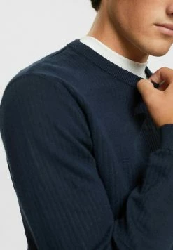 Edc By Esprit REGULAR FIT - Jumper - Navy -edc by Esprit Shop 0addd62e1b194af1b9e0594633430cae