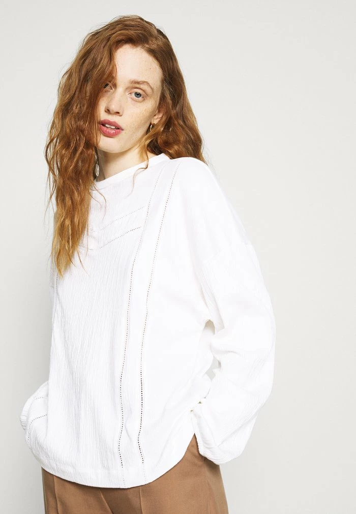 Edc By Esprit BALLOONY - Long Sleeved Top - Off White 4 Edc By Esprit BALLOONY - Long Sleeved Top - Off White - Image 4