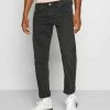 Edc By Esprit Straight Leg Jeans - Black Dark Wash