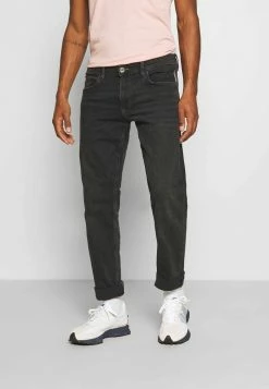 Edc By Esprit Straight Leg Jeans - Black Dark Wash