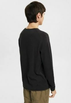 Edc By Esprit MIT ROLLKANTEN - Jumper - Black -edc by Esprit Shop 0d2afeace6564017a679d85b6155e923