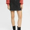 Edc By Esprit Denim Skirt - Black