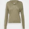 Edc By Esprit HOODIE - Hoodie - Light Khaki