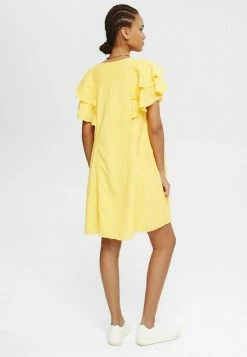 Edc By Esprit Day Dress - Yellow -edc by Esprit Shop 0df462b34085477dae2586571ba6d896