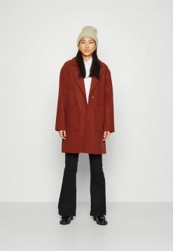 Edc By Esprit Classic Coat - Cinnamon -edc by Esprit Shop 0e3b030cdd4b433aad455f6fe1865b96