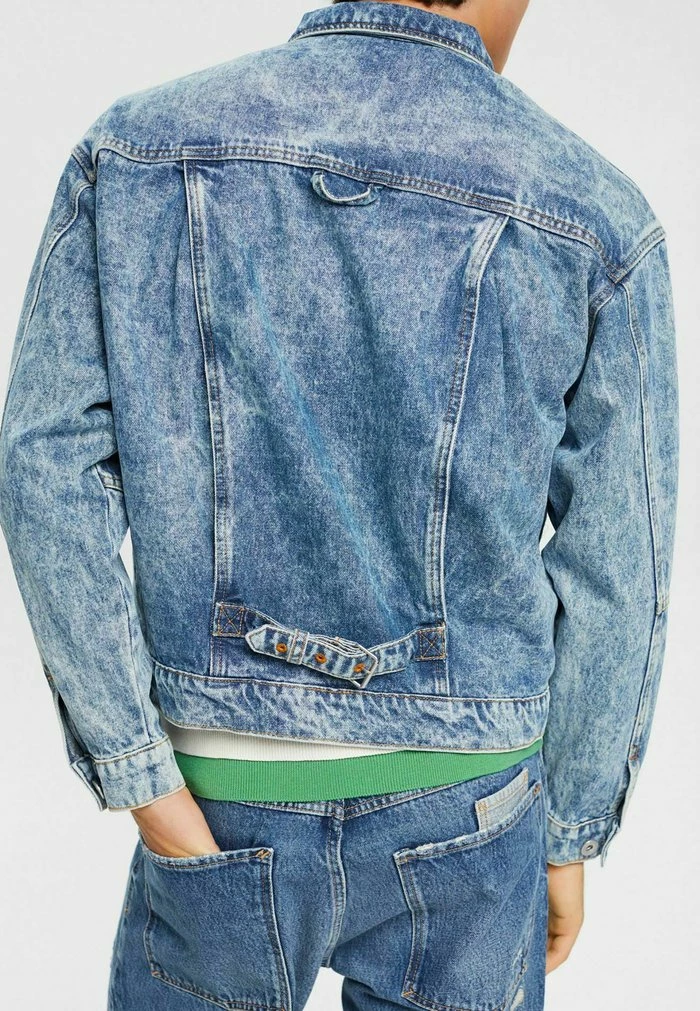 Edc By Esprit Denim Jacket - Blue Medium Washed 5 Edc By Esprit Denim Jacket - Blue Medium Washed - Image 5