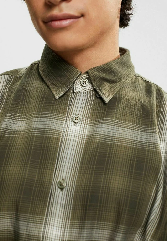 Edc By Esprit Shirt - Khaki Green 5 Edc By Esprit Shirt - Khaki Green - Image 5
