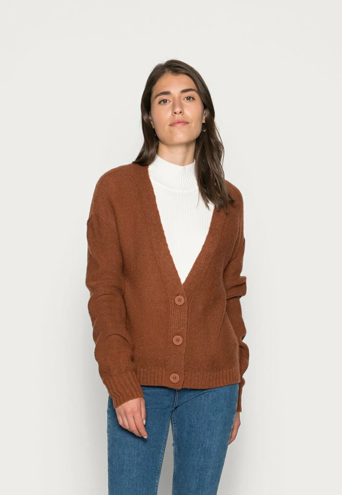 Edc By Esprit Cardigan - Rust Orange 1 Edc By Esprit Cardigan - Rust Orange
