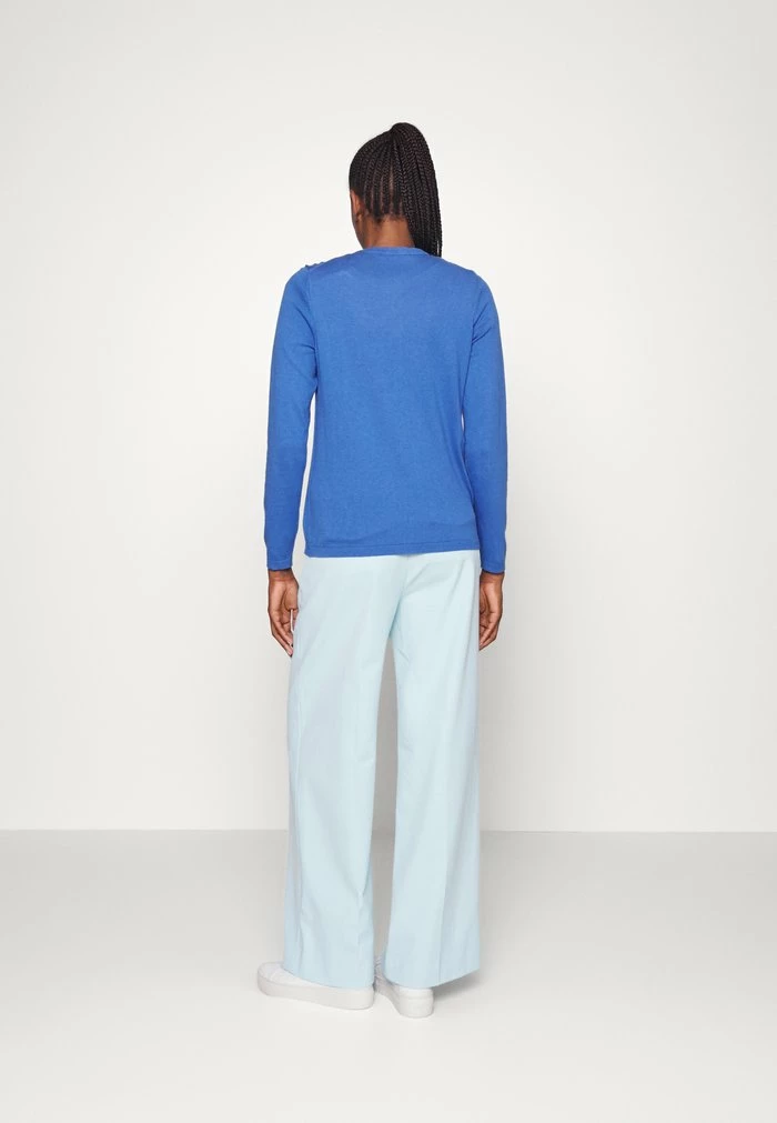 Edc By Esprit BASIC CREWNECK - Cardigan - Blue 3 Edc By Esprit BASIC CREWNECK - Cardigan - Blue - Image 3