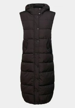 Edc By Esprit LONGLINE - Waistcoat - Black 13 Edc By Esprit LONGLINE - Waistcoat - Black -edc by Esprit Shop 111feb029bd54968932b86f856b19e9a