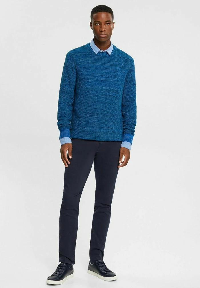 Edc By Esprit ZWEIFARBIGER - Jumper - Navy 2 Edc By Esprit ZWEIFARBIGER - Jumper - Navy - Image 2