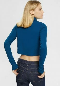 Edc By Esprit MIT ROLLKRAGEN - Long Sleeved Top - Petrol Blue 9 Edc By Esprit MIT ROLLKRAGEN - Long Sleeved Top - Petrol Blue -edc by Esprit Shop 12e2375f6607480184e50abe100f539b