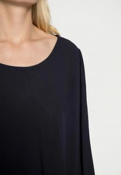 Edc By Esprit EASY BLOUSE SOLID - Blouse - Navy -edc by Esprit Shop 137739bb1bee45809682c03531750008