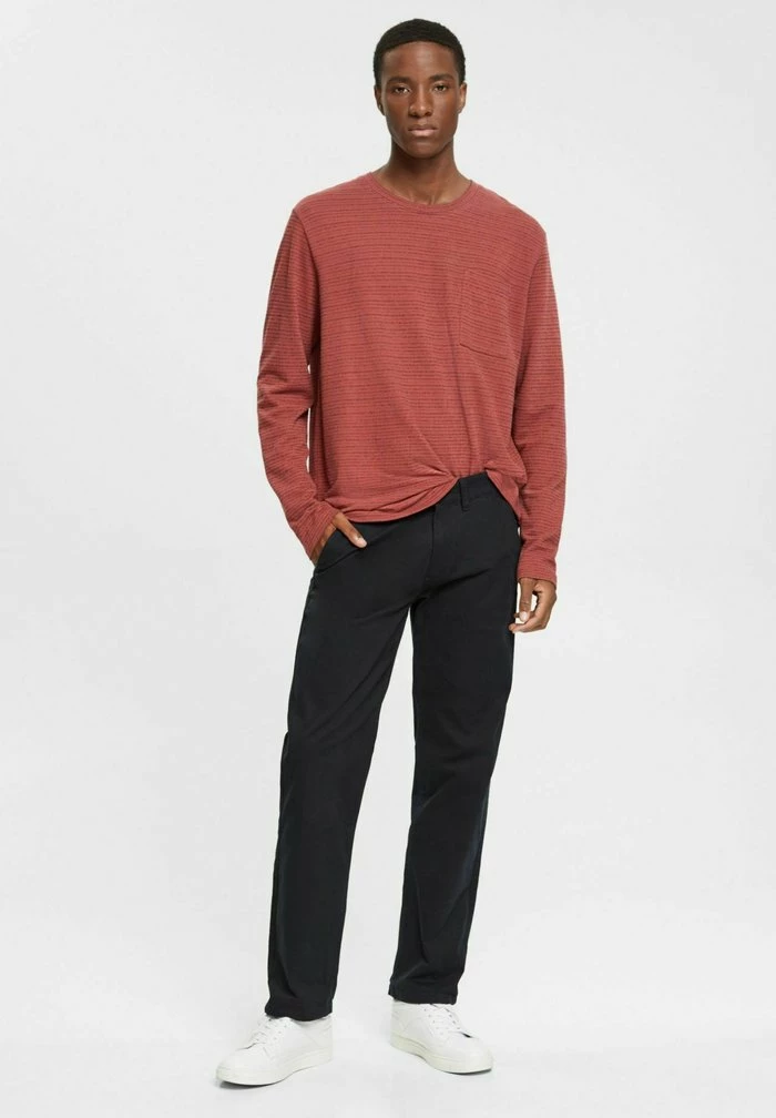 Edc By Esprit Long Sleeved Top - Terracotta 2 Edc By Esprit Long Sleeved Top - Terracotta - Image 2