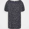 Edc By Esprit BLOUSE - Print T-shirt - Navy