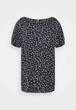Edc By Esprit BLOUSE - Print T-shirt - Navy