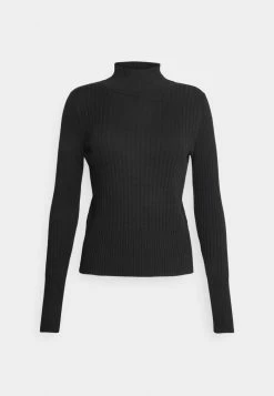 Edc By Esprit MOCK NECK SWEATER - Jumper - Black -edc by Esprit Shop 15fb0aab2d55490790ba6cefc8e6efcf