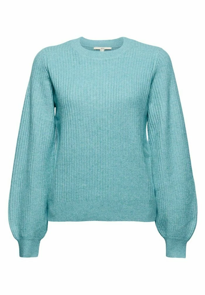 Edc By Esprit FITTED PUFFY - Jumper - Light Aqua Green 5 Edc By Esprit FITTED PUFFY - Jumper - Light Aqua Green - Image 5