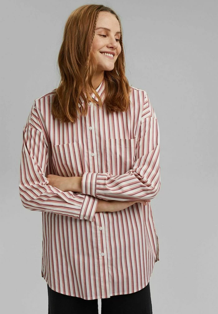 Edc By Esprit Button-down Blouse - Off White 4 Edc By Esprit Button-down Blouse - Off White - Image 4