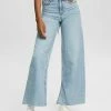 Edc By Esprit WIDE - Relaxed Fit Jeans - Blue Light Wash