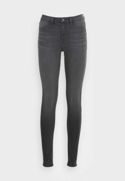 Edc By Esprit MEDIUM RISE - Jeans Skinny Fit - Grey Dark Wash -edc by Esprit Shop 1aa059fe45de4c318fc572a4489e44d8