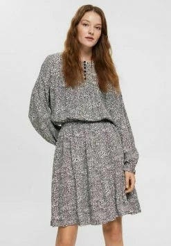 Edc By Esprit GATHERED - Day Dress - New Black